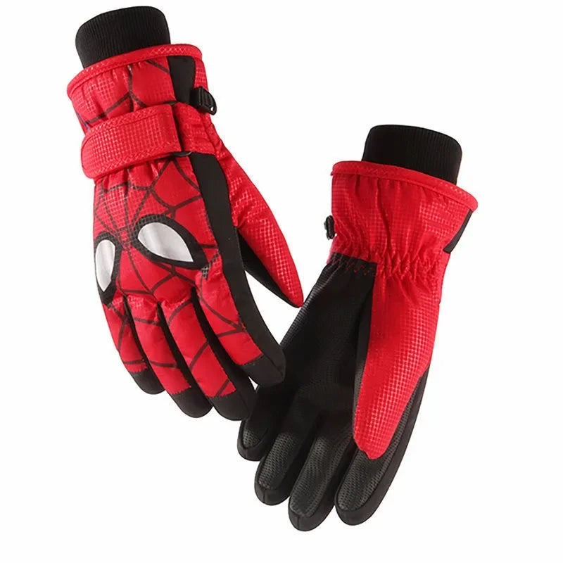 Spider-Man Cartoon Children's Warm Thickened Gloves - Image 2