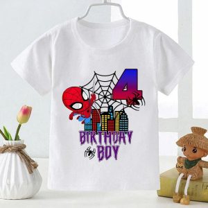 Marvel Spider-Man Birthday Number T-Shirt