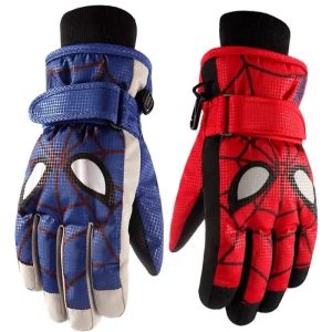 Spider-Man Cartoon Children's Warm Thickened Gloves