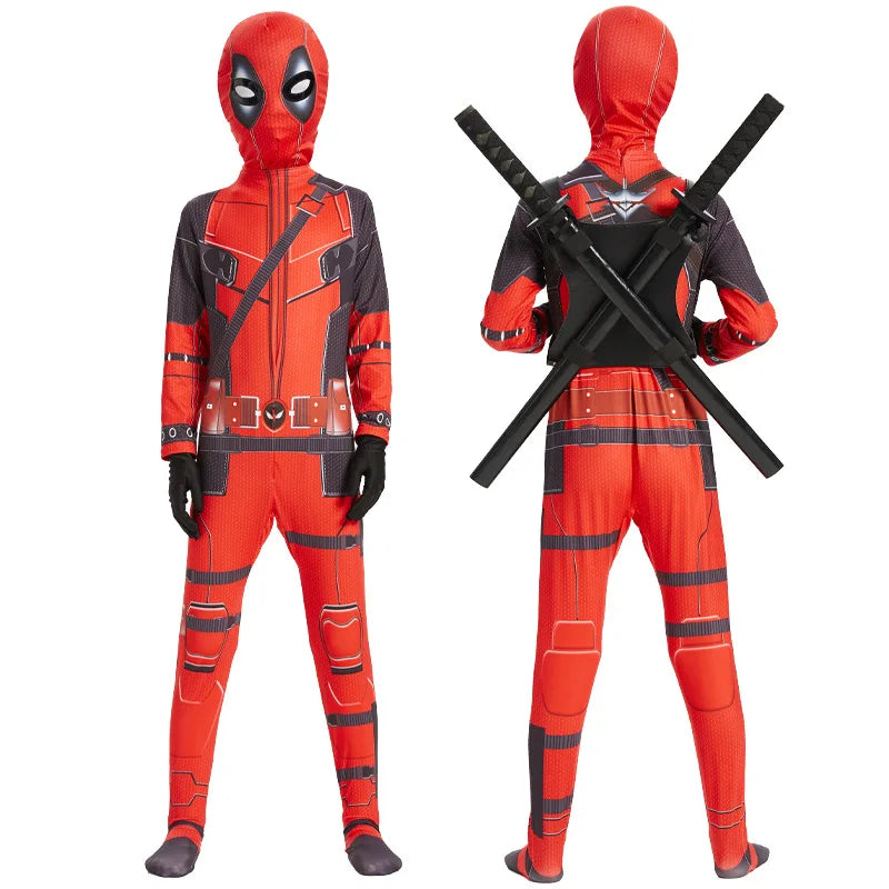 Deadpool Kids Superhero Costume - Image 3