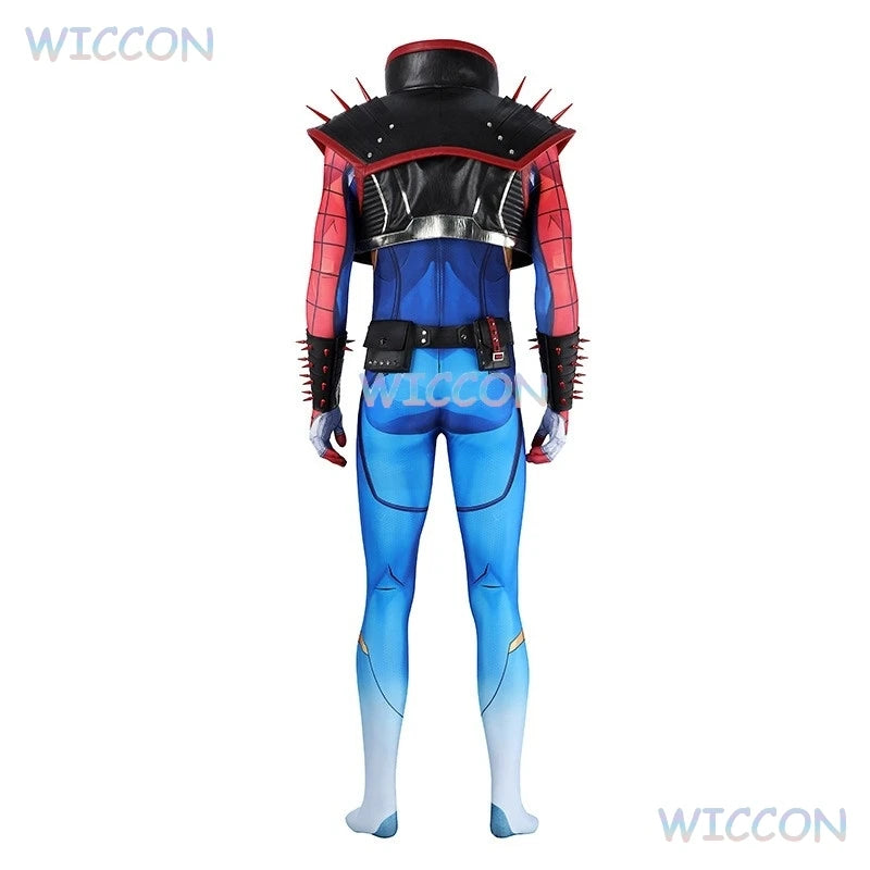 Game MV Rivals Spider Punk Cosplay Costume - Image 4
