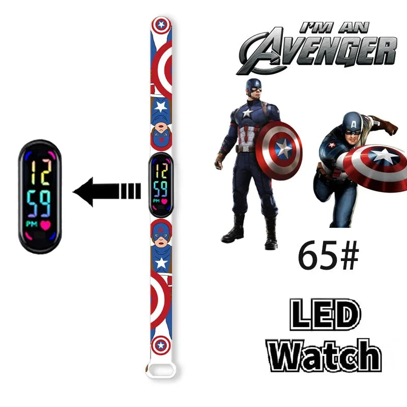 Disney Frozen & Spider-Man Children’s Anime Figure Bracelet Wristwatch - Image 43