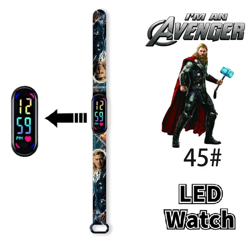 Disney Frozen & Spider-Man Children’s Anime Figure Bracelet Wristwatch - Image 9