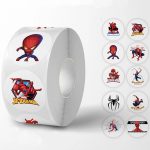 500pcs Spider-Man Roll Stickers