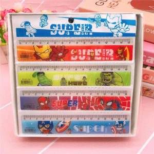 100pcs Anime Spider-Man 15cm Plastic Rulers
