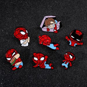 Spider Man Enamel Pins