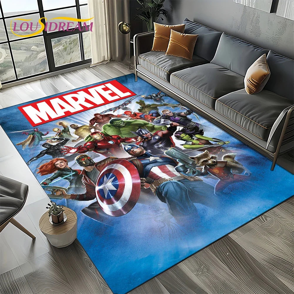 Spider-Man Marvel Avengers Cartoon Rug - Image 7