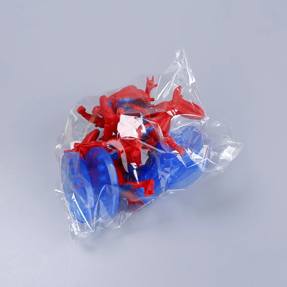 7PCS Disney Cartoon Spider-Man Plastic Model Set - Image 6