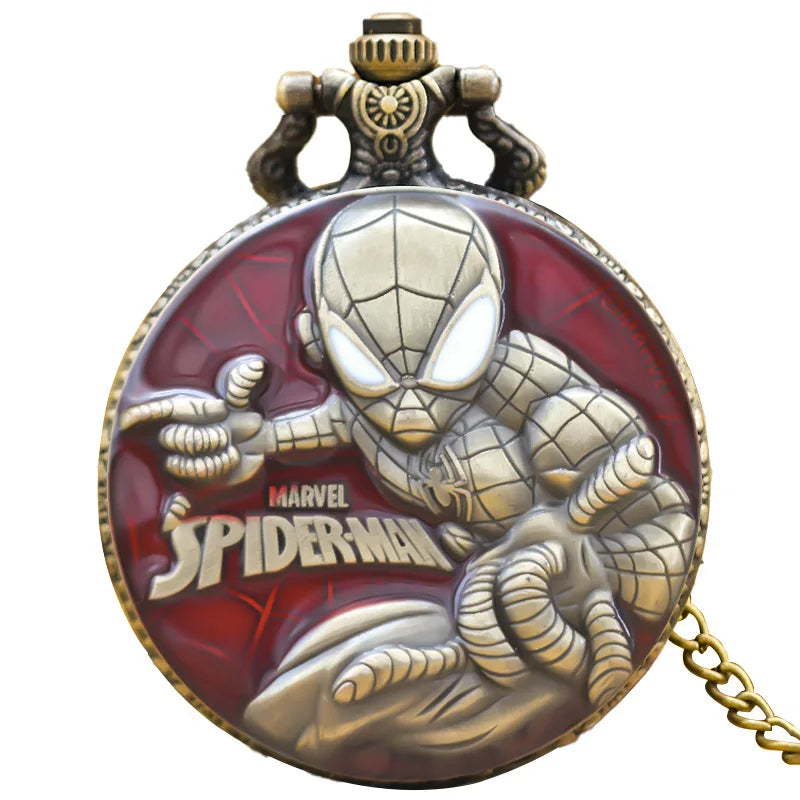 Retro Spider-Man Pocket Watch - Image 8