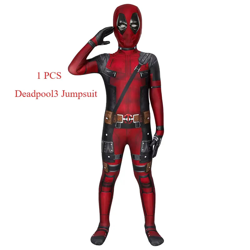 Deadpool Kids Superhero Costume - Image 9
