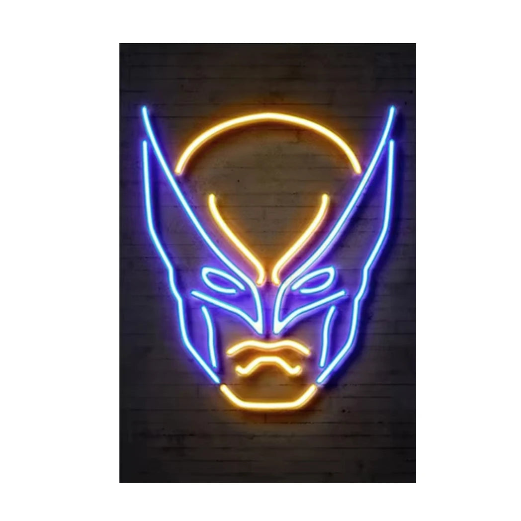 MINISO Disney Neon Marvel Superhero Poster - Image 8