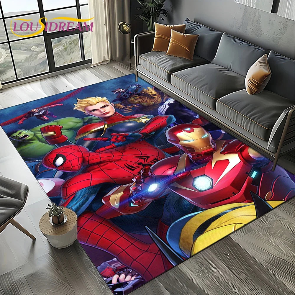 Spider-Man Marvel Avengers Cartoon Rug - Image 14