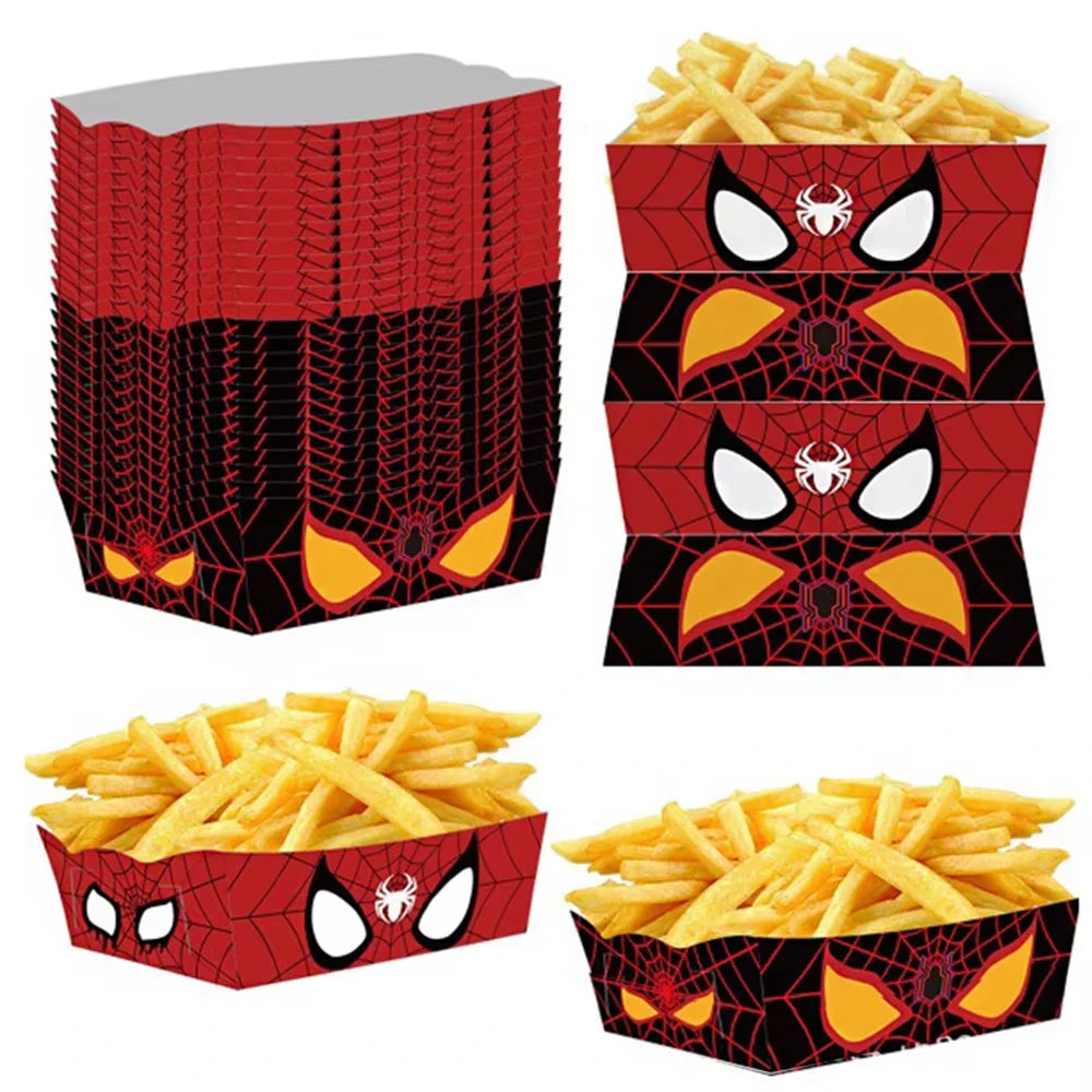 12/24pcs Marvel Spider-Man Paper Snack Boxes - Image 6