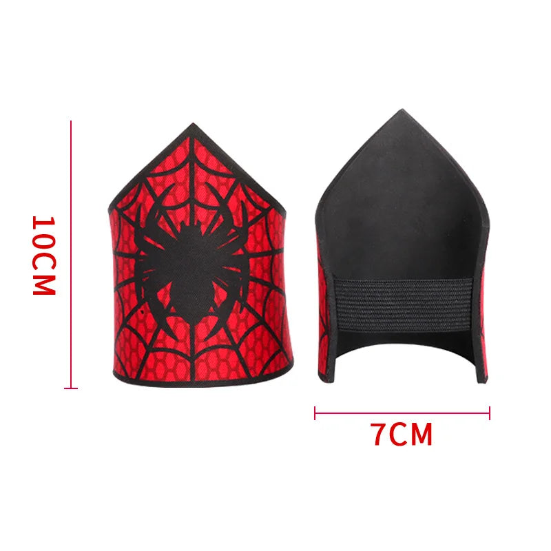 Kids Superhero Spider-Man Mask + Wrist Guard Set - Image 3