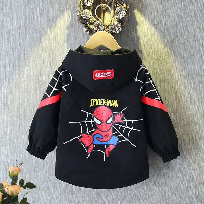 Boys & Girls Spider-Man Hooded Jacket - Image 27