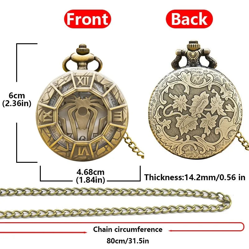 Retro Spider-Man Pocket Watch - Image 5
