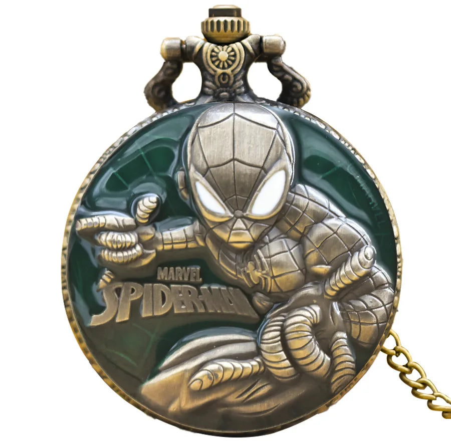 Retro Spider-Man Pocket Watch - Image 9